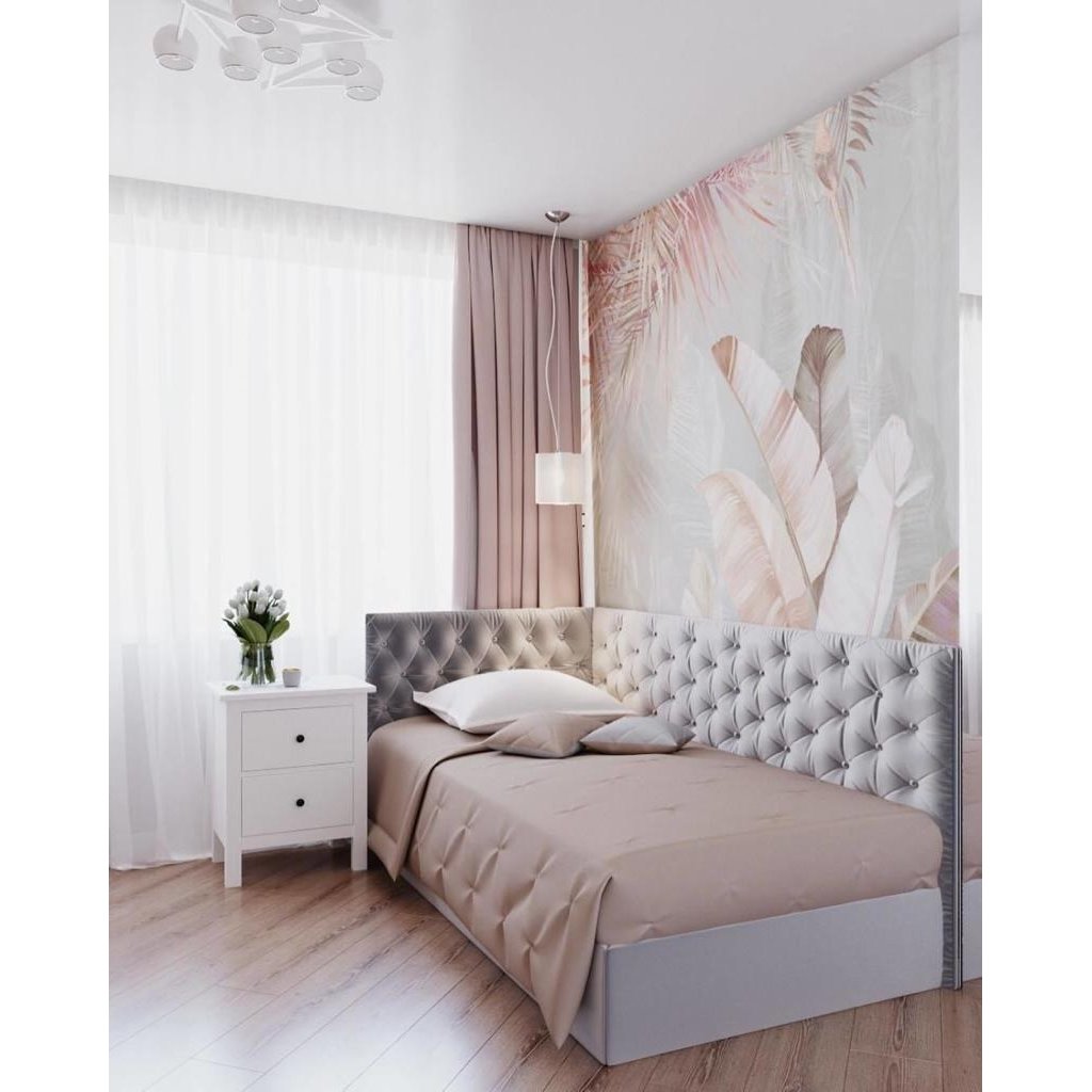 Bed 120x120x200 cm - Grey